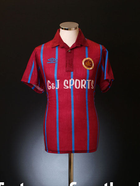 1992-93 Stenhousemuir Home Shirt M Football Shirt