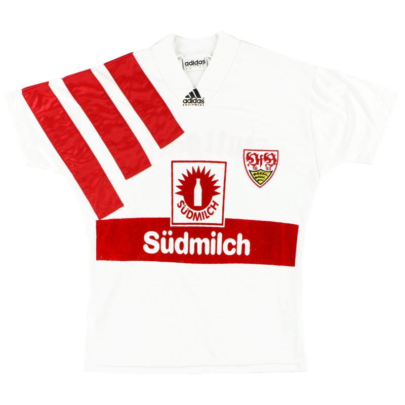 1992-93 Stuttgart Home Shirt S Football Shirt