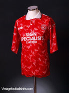 1992-93 Walsall Home Shirt  M Football Shirt
