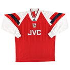 1992-94 Arsenal Player Issue adidas Home Shirt L/S XL Football Shirt