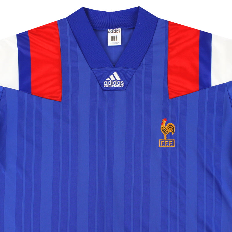 1992-94 France adidas Home Shirt XL | Vintage Football Shirts