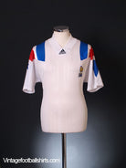1992-94 France Away Shirt *Mint* L Football Shirt