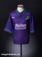 1992-94 Hibernian Away Shirt L Football Shirt