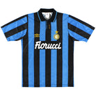 1992-94 Inter Milan Match Issue Home Shirt #18 S Football Shirt