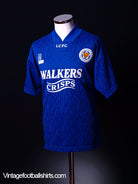 1992-94 Leicester Home Shirt *As New* M Football Shirt