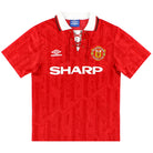 1992-94 Manchester United Home Shirt M Football Shirt