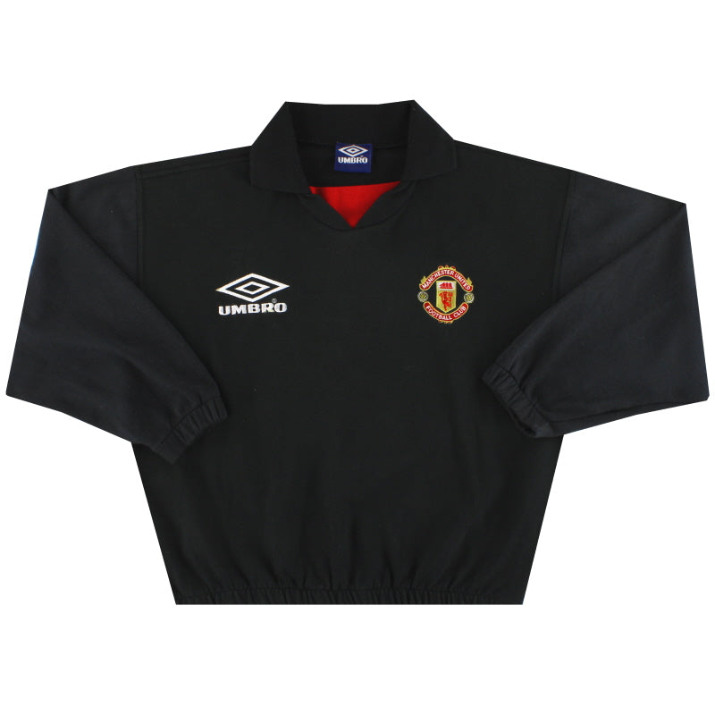 1992-94 Manchester United Umbro Training Sweat Top XL Football Shirt