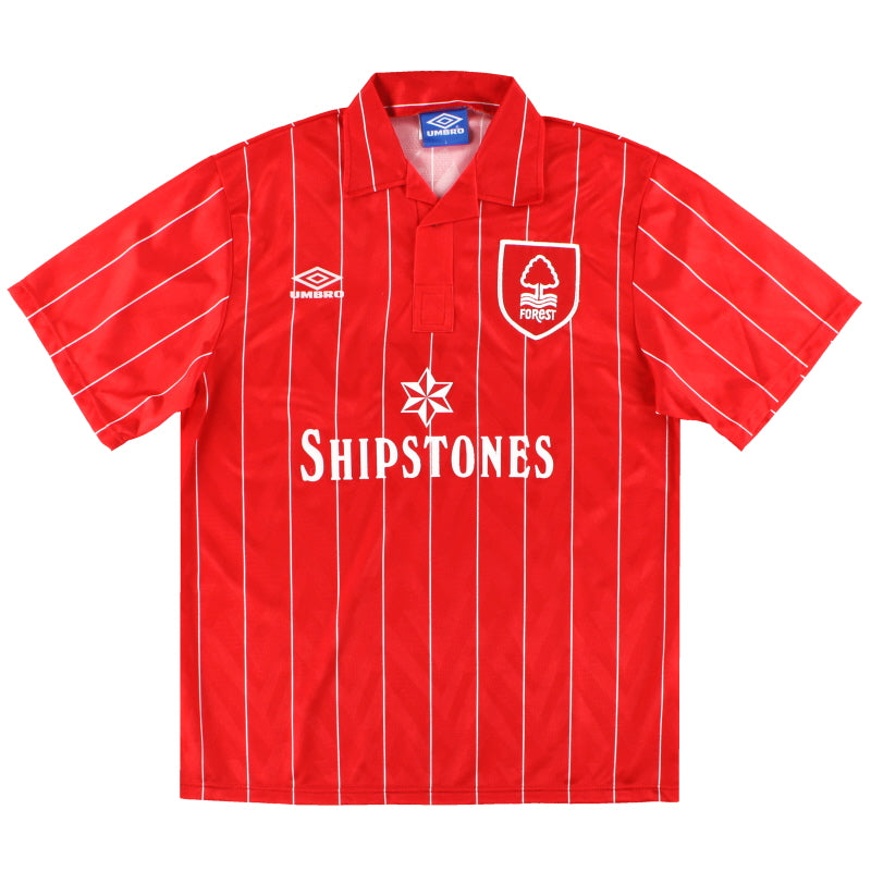 1992-94 Nottingham Forest Umbro Home Shirt *Mint* L Football Shirt