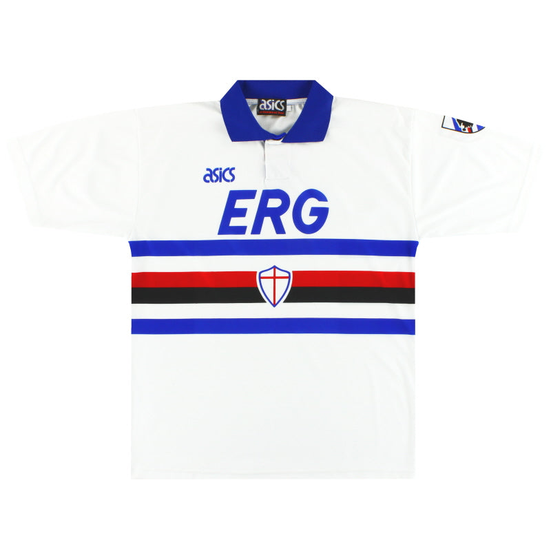 1992-94 Sampdoria Asics Away Shirt XL Football Shirt