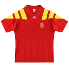 1992-94 Spain adidas Home Shirt L Football Shirt