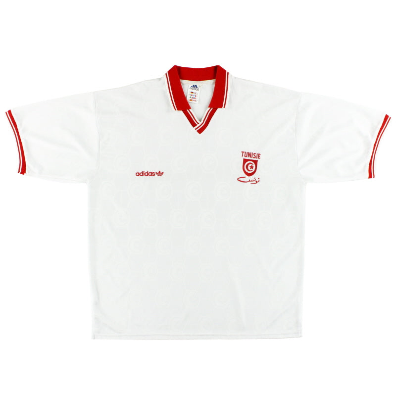 1992-94 Tunisia adidas Home Shirt XL Football Shirt