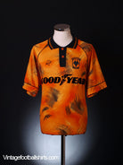 1992-94 Wolves Home Shirt L Football Shirt