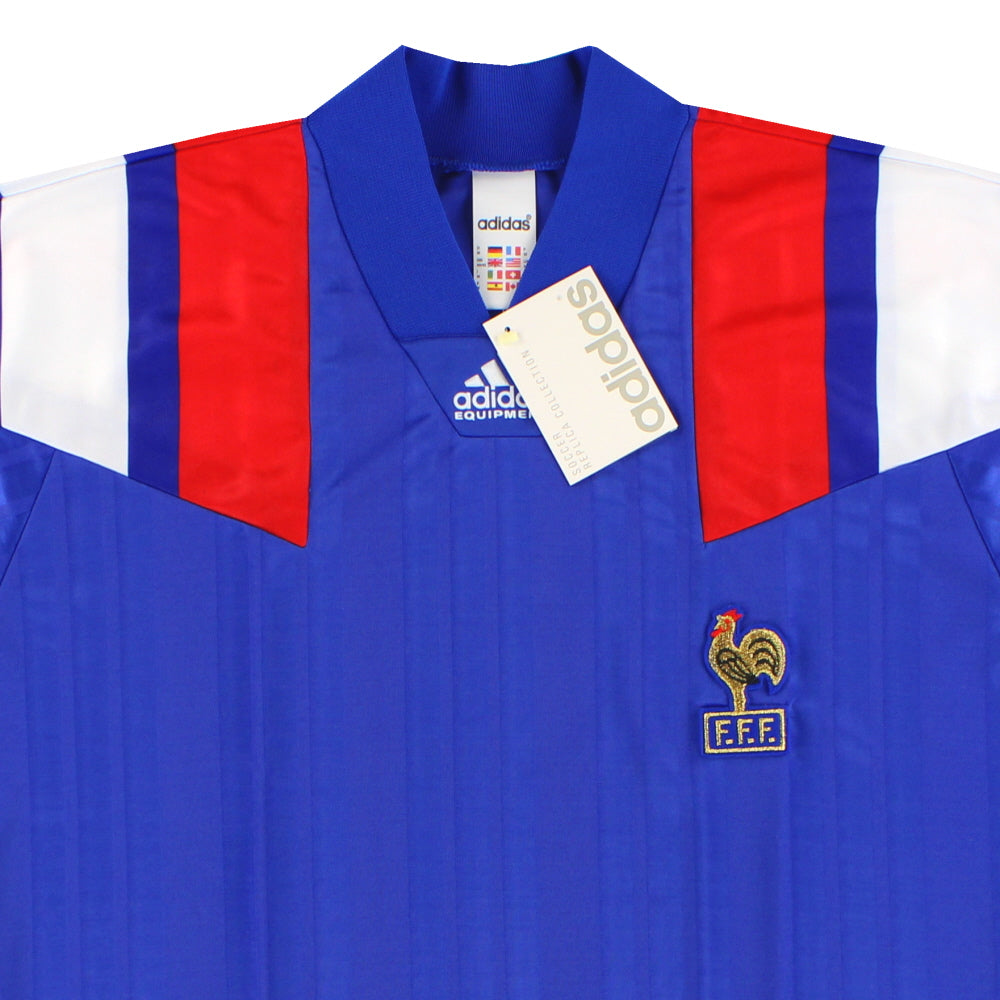 1992-94 France adidas Home Shirt *w/tags* M/L | Vintage Football