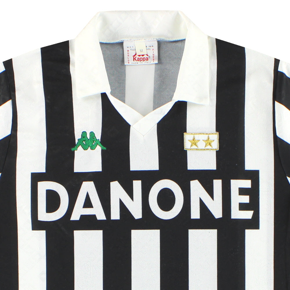 1992-94 Juventus Kappa Home Shirt L/S *Mint* M | Vintage Football