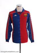 1992-95 Barcelona Home Shirt L/S Womens 14 Football Shirt