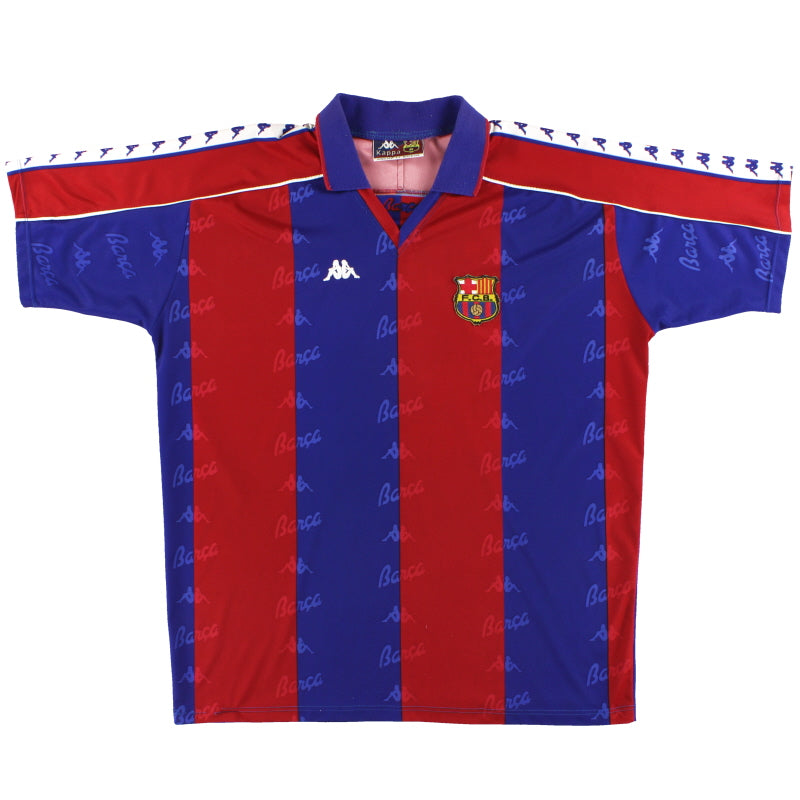 1992-95 Barcelona Kappa Home Shirt De La Pena #23 XL | Vintage