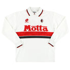 1993-94 AC Milan Lotto Away Shirt L/S #16 XXS Football Shirt