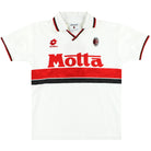 1993-94 AC Milan Lotto Away Shirt #3 Y Football Shirt