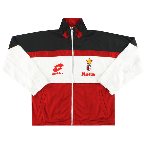 1993-94 AC Milan Lotto Track Jacket Y | Vintage Football Shirts