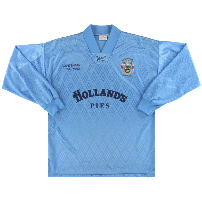 1993-94 Accrington Stanley Centenary Away Shirt L/S L Football Shirt