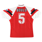1993-94 Arsenal adidas Match Issue Home Shirt Bould #5 L Football Shirt