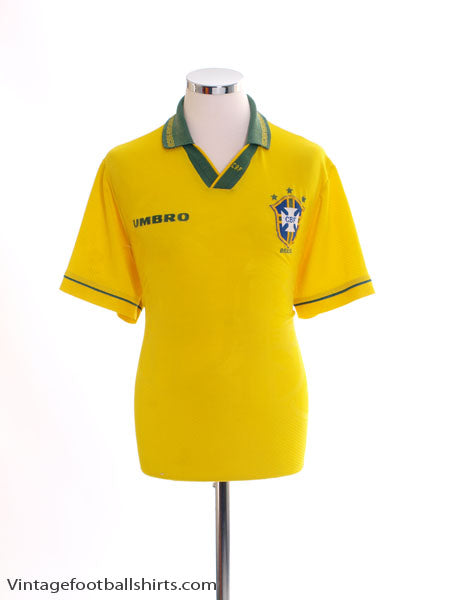 1993-94 Brazil Home Shirt XL Football Shirt