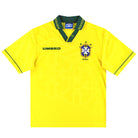1993-94 Brazil Umbro Home Shirt M Football Shirt
