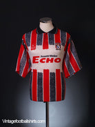 1993-94 Cardiff City Away Shirt M Football Shirt