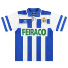 1993-94 Deportivo Umbro Home Shirt *Mint* M Football Shirt