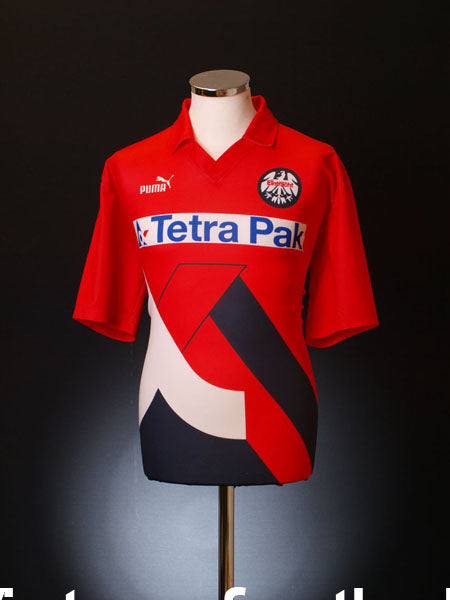 1993-94 Eintracht Frankfurt Home Shirt L Football Shirt