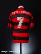1993-94 Flamengo Home Shirt #7 L Football Shirt