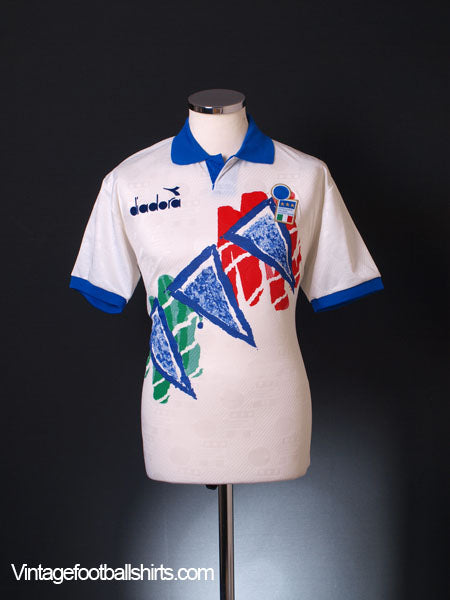 1993-94 Italy Diadora Training Shirt L Training Shirt