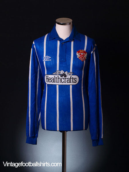 1993-94 Kettering Away Shirt L/S XL Football Shirt
