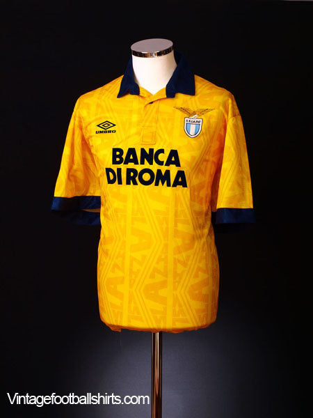 1993-94 Lazio Away Shirt *As New* XL | Vintage Football Shirts