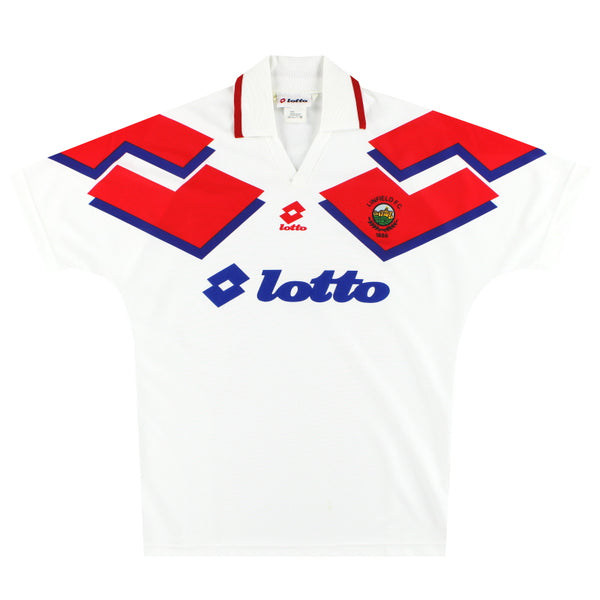 Maillot handball NANTES porté ROUSSEL n°2 vintage LOTTO shirt maglia XL Maillot handball NANTES porté ROUSSEL n°2 vintage LOTTO shirt maglia XL