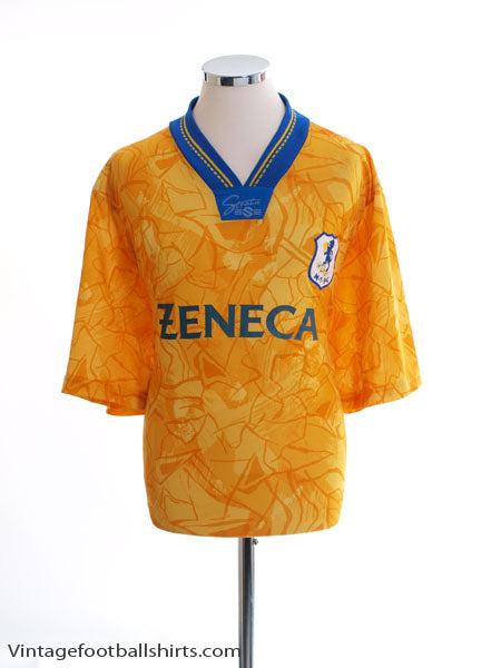 1993-94 Macclesfield Away Shirt L Football Shirt