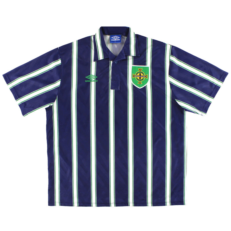 1993-94 Northern Ireland Umbro Away Shirt XXL Football Shirt