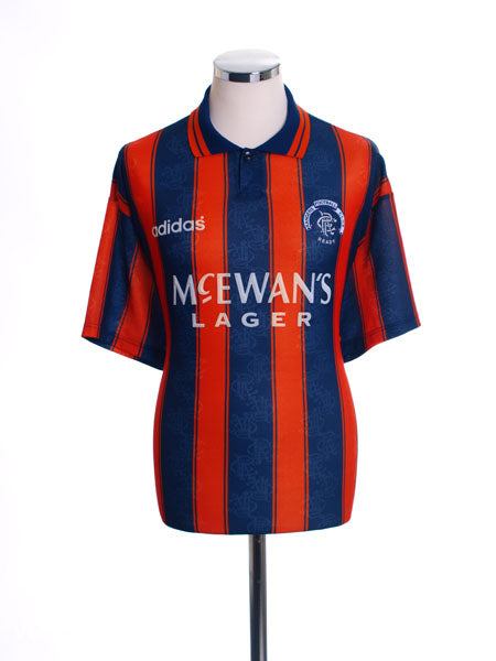 1993-94 Rangers Away Shirt XL Football Shirt