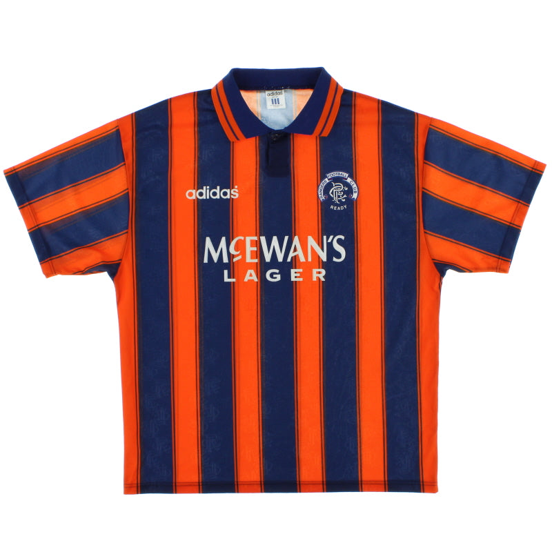 1993-94 Rangers Away Shirt L Football Shirt