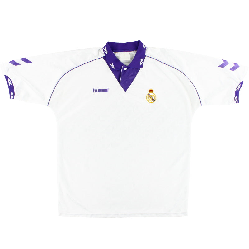 1993-94 レアルマドリード Hummel　ユニフォーム　Vintage M 1993-94 Real Madrid Hummel Home Shirt *Mint* XXL | Vintage