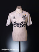 1993-94 Santos Home Shirt M Football Shirt