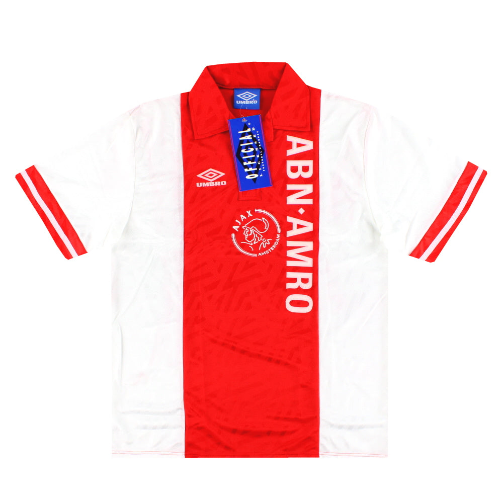 Ajax 1993/1994ユニフォーム umbro 1993-94 Ajax Umbro Home Shirt *w/tags* L | Vintage Football Shirts