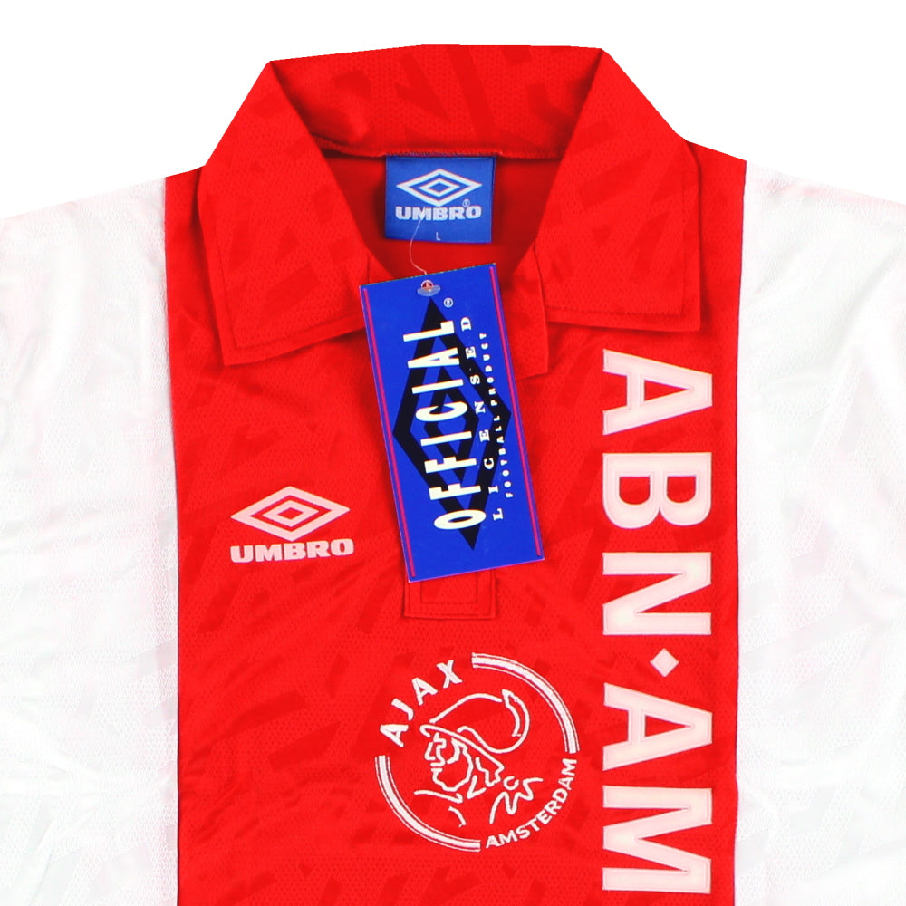 1993-94 Ajax Umbro Home Shirt *w/tags* L | Vintage Football Shirts