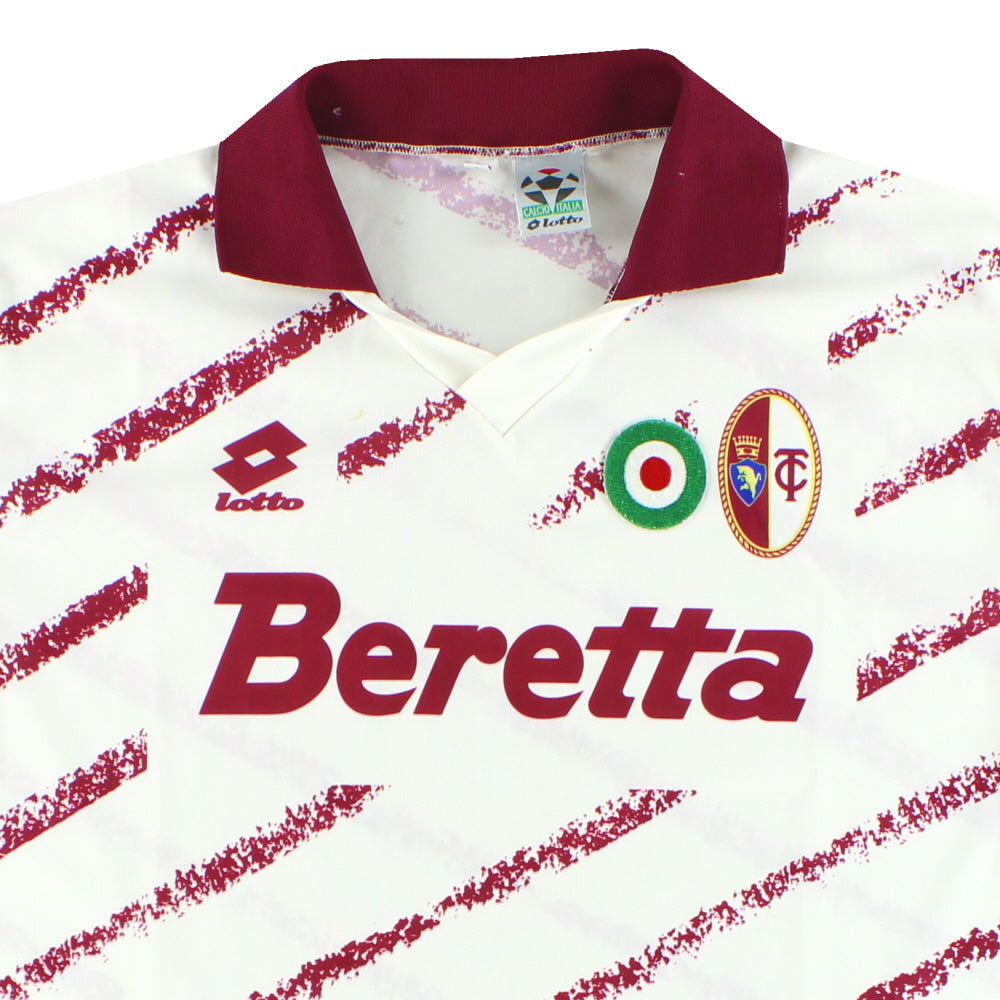 1993-94 Torino Lotto Away Shirt L | Vintage Football Shirts