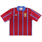 1993-95 Aston Villa Asics Home Shirt L Football Shirt
