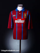 1993-95 Aston Villa Home Shirt L Football Shirt