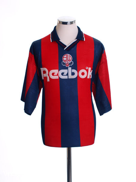 1993-95 Bolton Home Shirt L Football Shirt