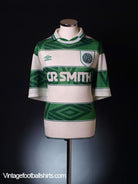 1993-95 Celtic Home Shirt L Football Shirt