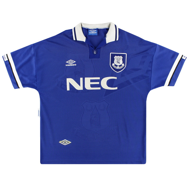 1993-95 Everton Umbro Home Shirt XL Football Shirt