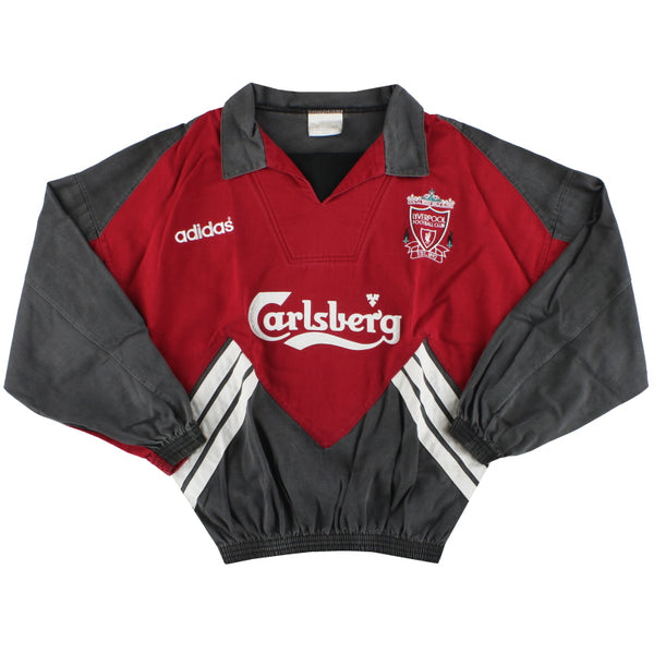 1993-95 Liverpool adidas Drill Top L/XL | Vintage Football Shirts
